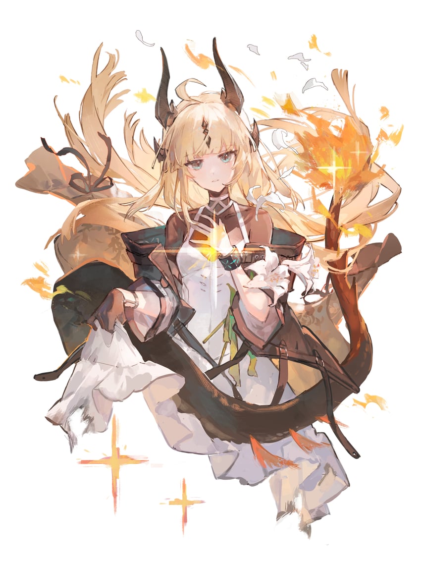 reed and reed the flame shadow (arknights) drawn by nonhaaa