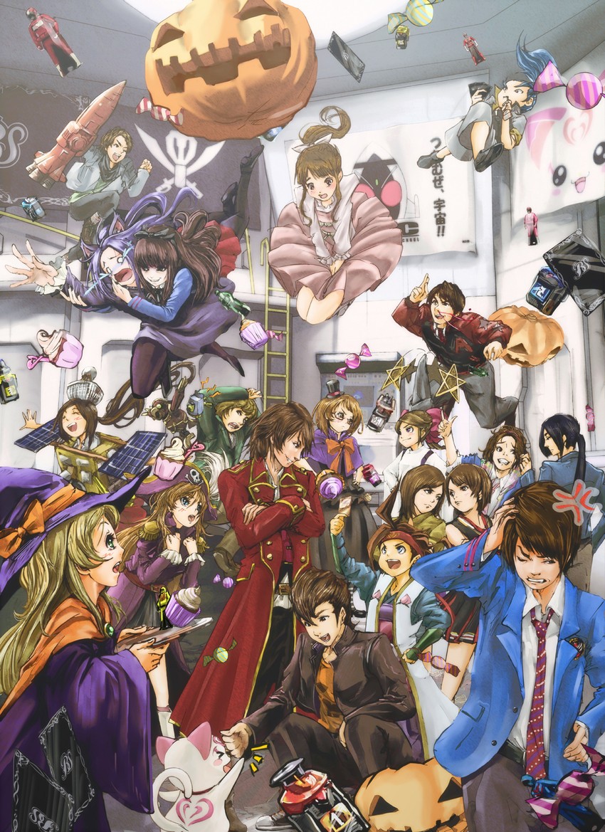 houjou hibiki, minamino kanade, kurokawa eren, shirabe ako, seiren, and 15 more (precure and 7 more) drawn by goru_(cure_golgom)