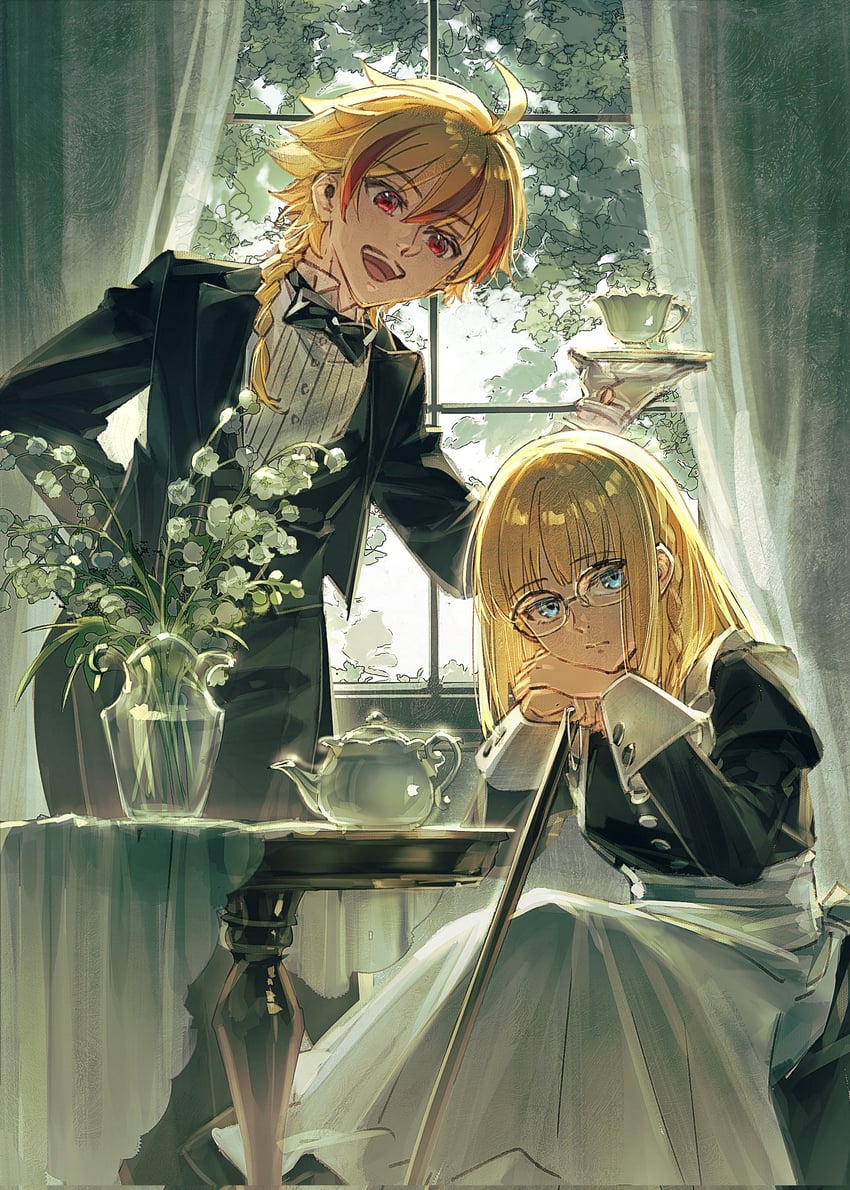 richard i and sajou ayaka (fate and 1 more) drawn by machikokom43502