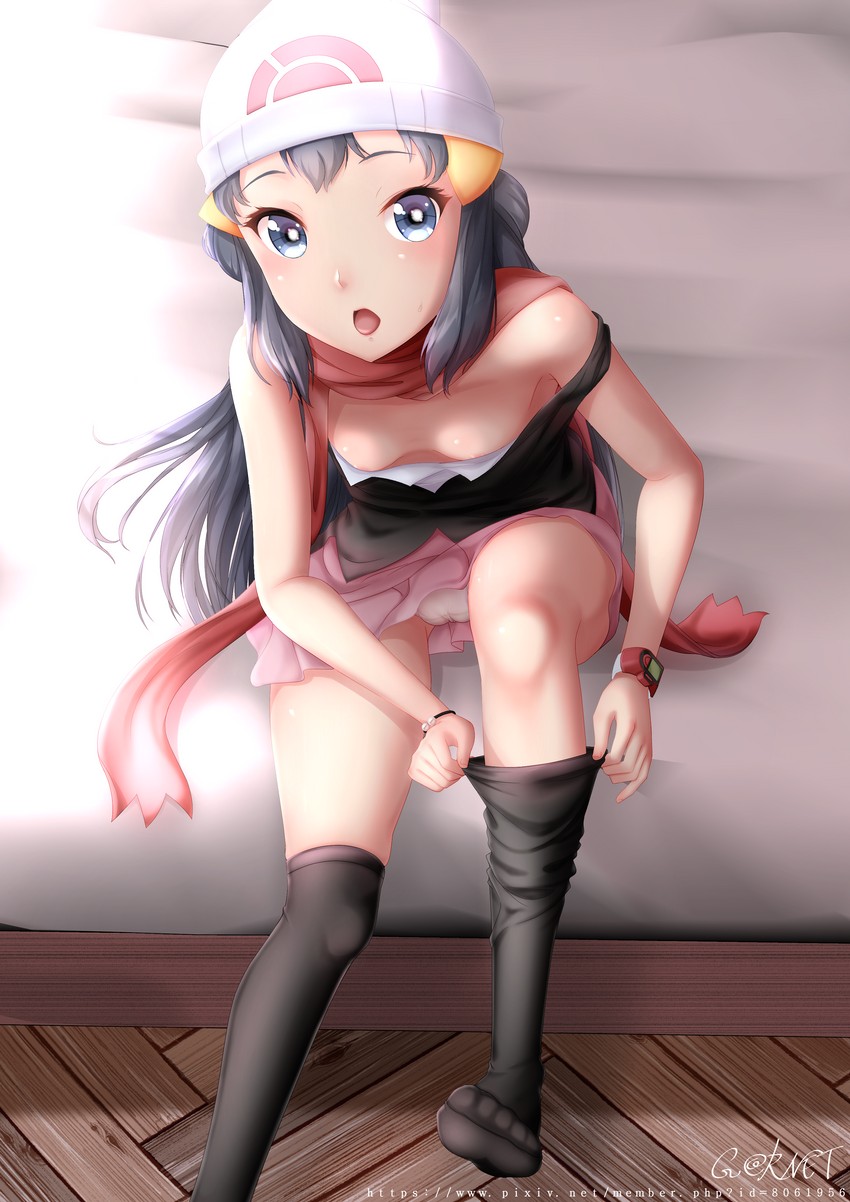 dawn (pokemon and 1 more) drawn by g@rnet