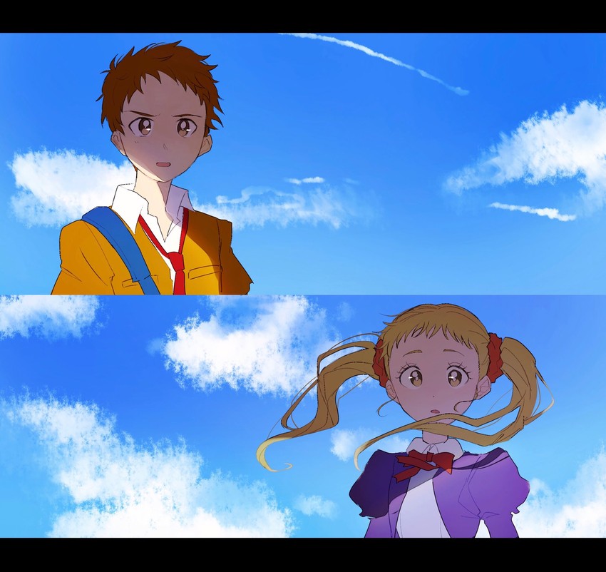 kasugano urara, syrup, and amai shirou (precure and 2 more) drawn by grgrton