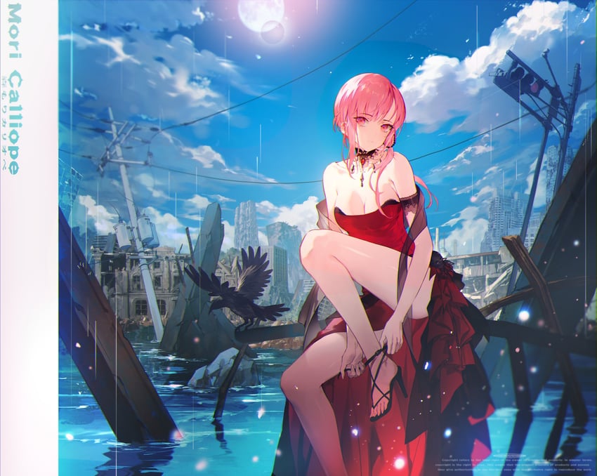 mori calliope (hololive and 1 more) drawn by junghoonpic7777
