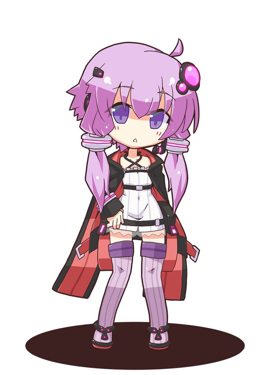 yuzuki yukari (vocaloid and 1 more) drawn by miiyon