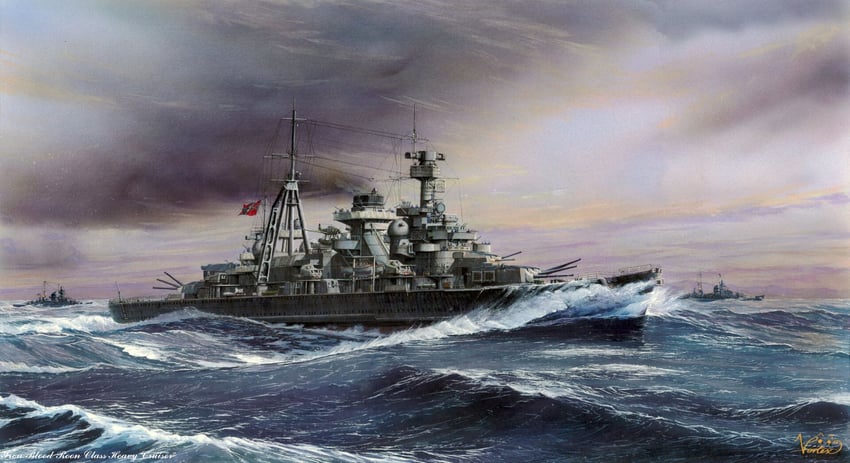 world of warships drawn by vortex_(xu_xuanwo)