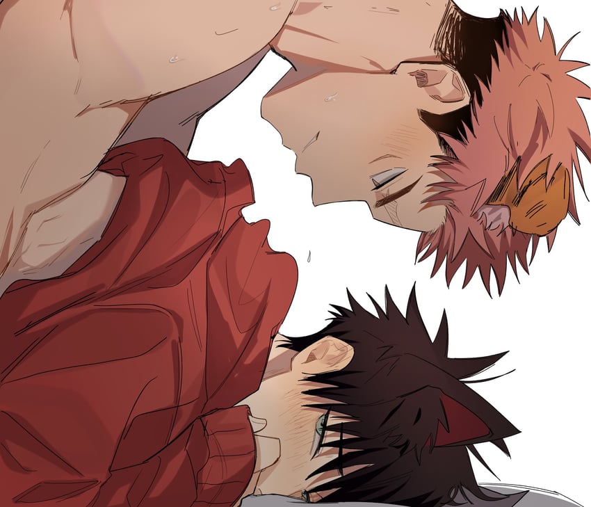 itadori yuuji and fushiguro megumi (jujutsu kaisen) drawn by somwang_07