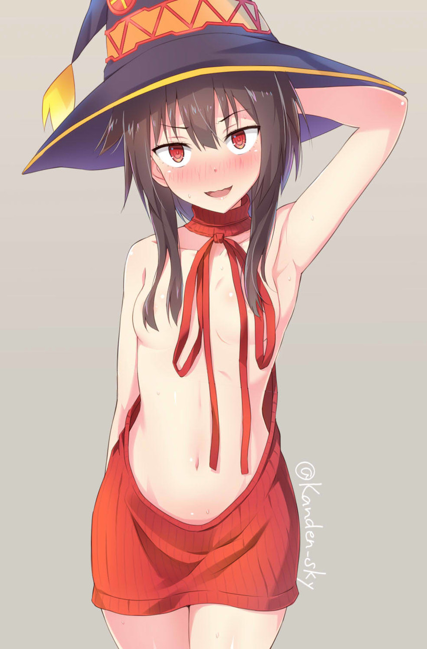 megumin (kono subarashii sekai ni shukufuku wo!) drawn by kanden_sky