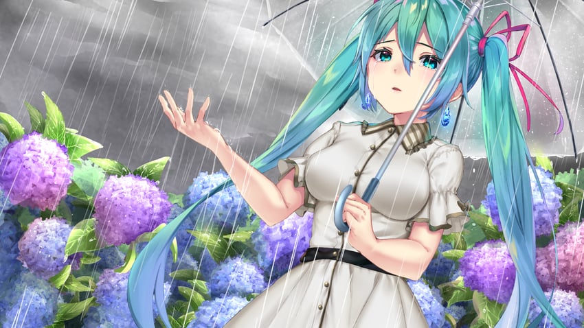 hatsune miku (vocaloid) drawn by gakuon_(gakuto)