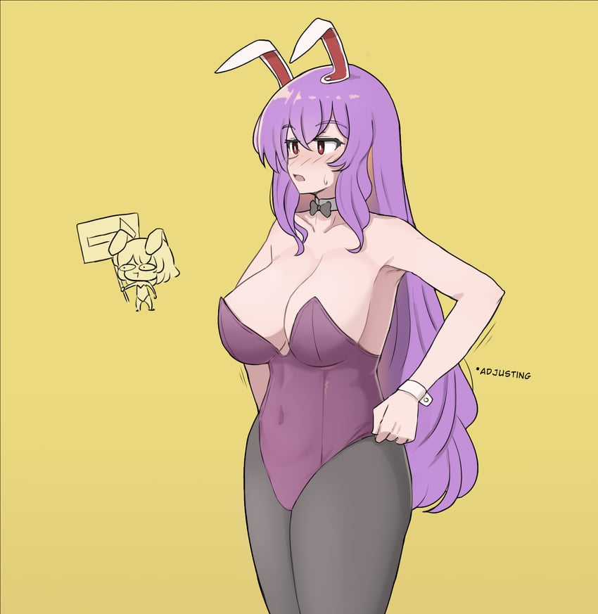 reisen udongein inaba and inaba tewi (touhou) drawn by mata_(matasoup)
