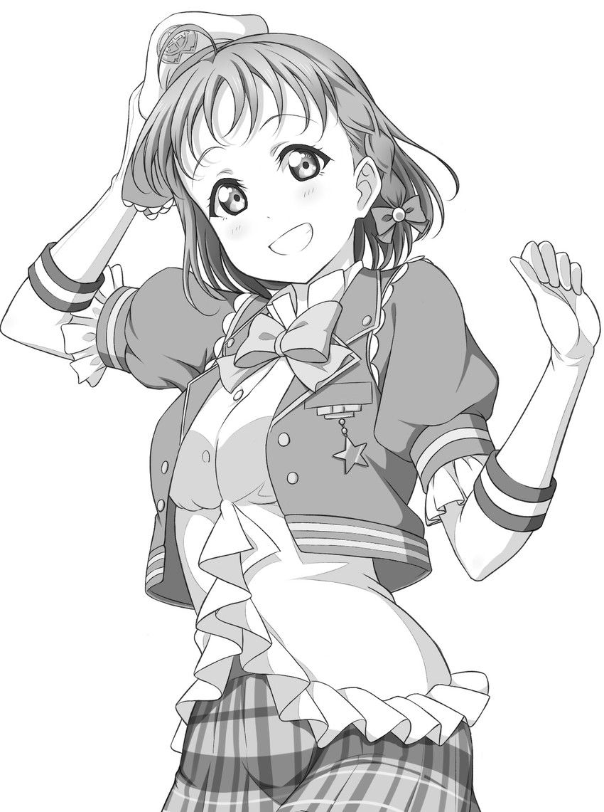 takami chika (love live! and 1 more) drawn by mell_ast