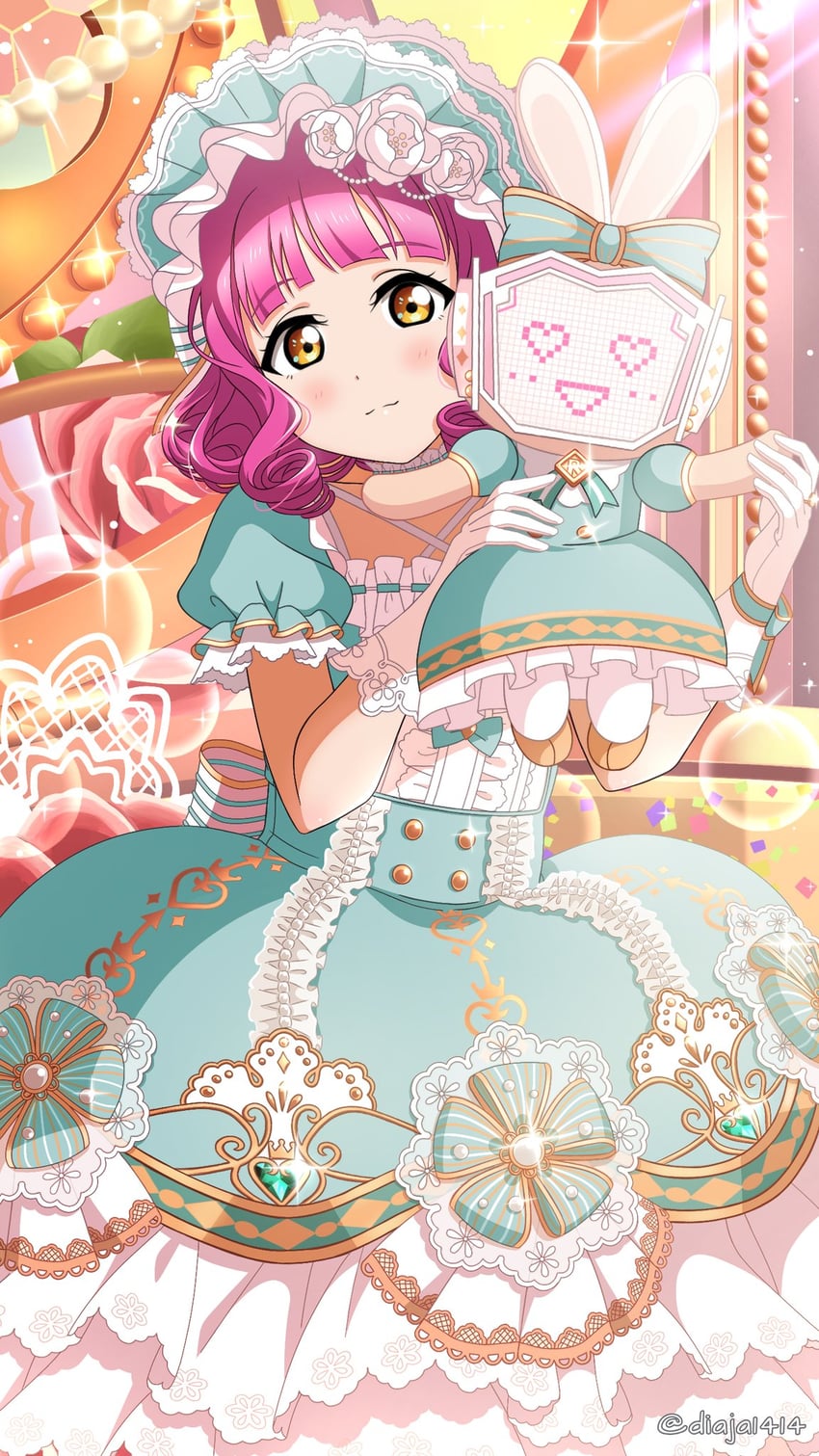 tennoji rina (love live! and 2 more) drawn by diaja1414