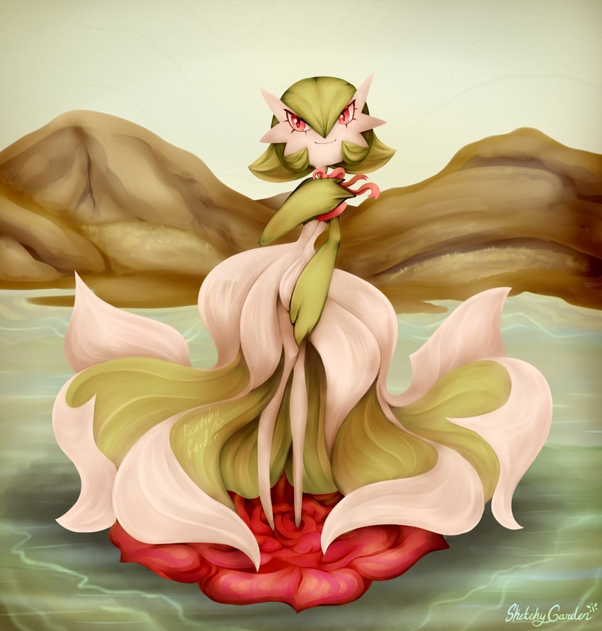 gardevoir and sangfroid (original and 2 more) drawn by sketchygarden