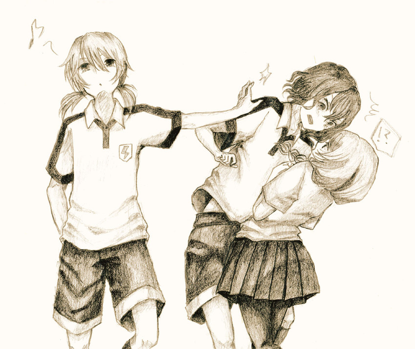kirino ranmaru, shindou takuto, and yamana akane (inazuma eleven and 1 more) drawn by yuriyuri02