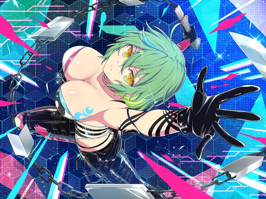 hikage (senran kagura and 1 more) drawn by yaegashi_nan