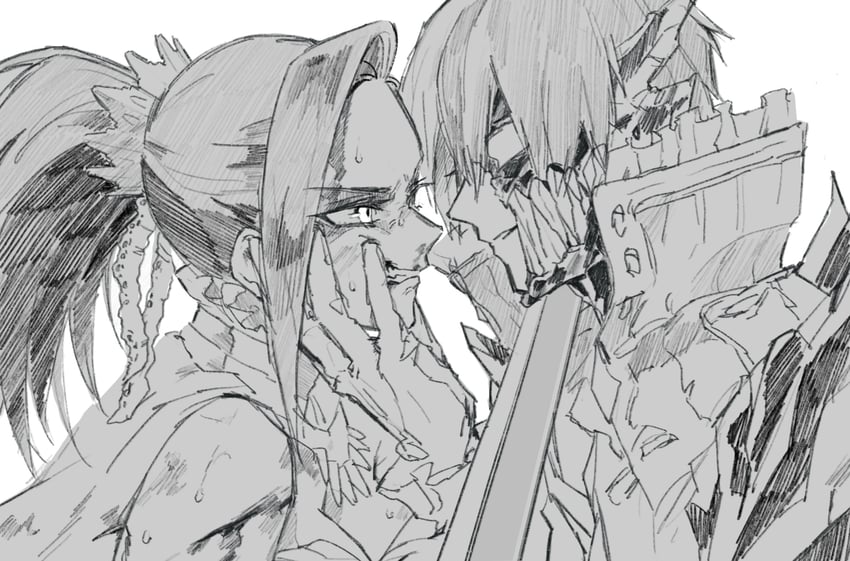 todoroki shoto and yaoyorozu momo (boku no hero academia) drawn by honwaka_zz
