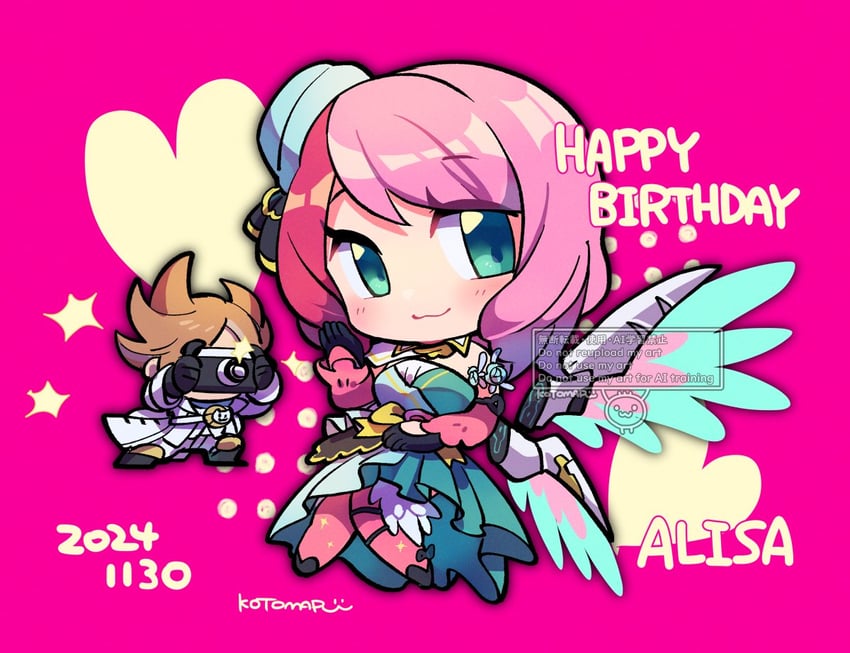 alisa boskonovich and lars alexandersson (tekken) drawn by kotorai