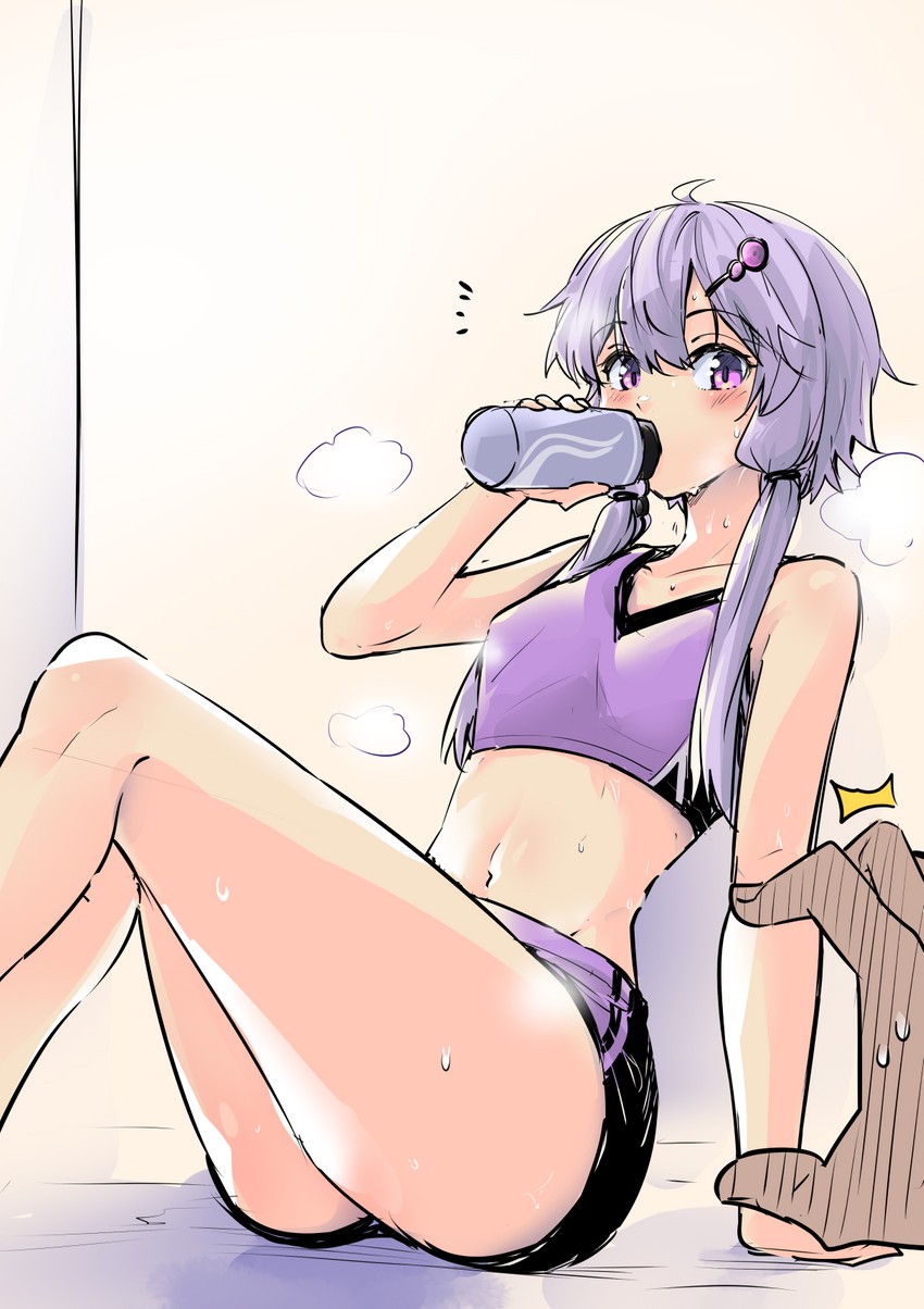 yuzuki yukari (vocaloid and 1 more) drawn by zooanime