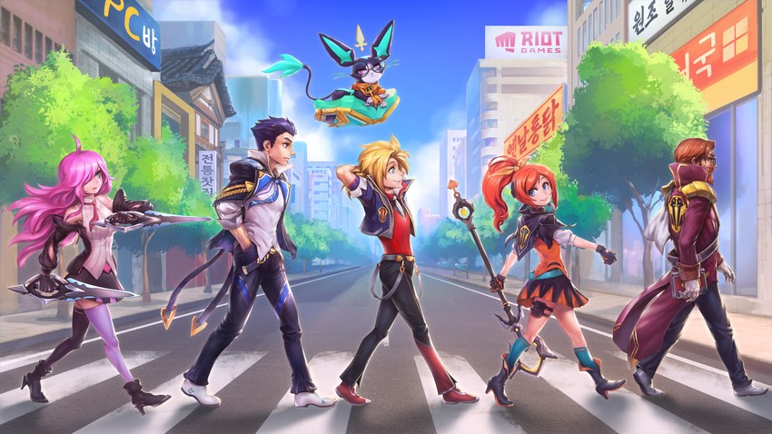 lux, katarina, ezreal, graves, jayce, and 7 more (league of legends and 2 more) drawn by phantom_ix_row