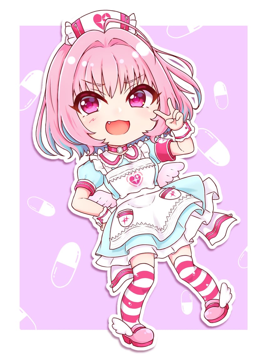 yumemi riamu (idolmaster and 2 more) drawn by nyam_nyamn