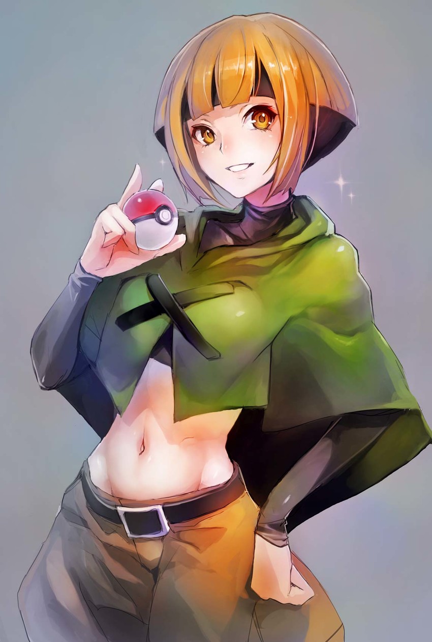 gardenia (pokemon and 1 more) drawn by taishi_(picchiridou)