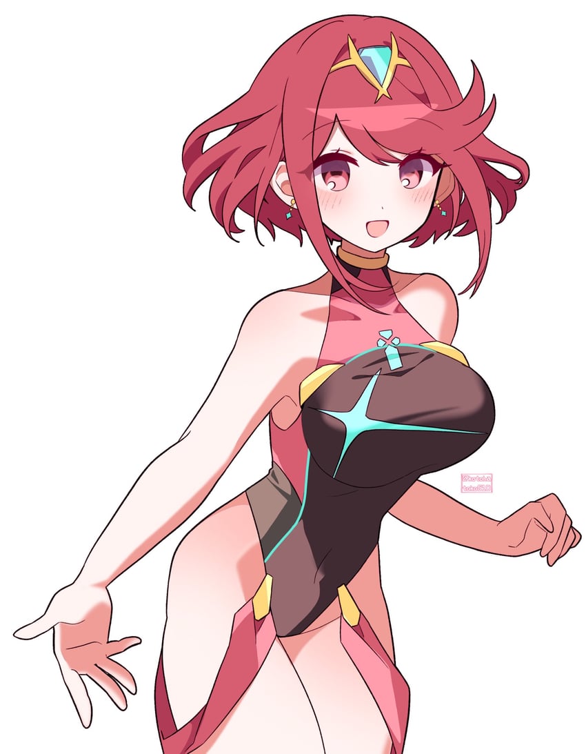 pyra (xenoblade chronicles and 1 more) drawn by kotohatoko510