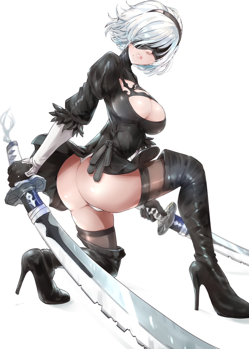 2b (nier and 1 more) drawn by kntrs_(knyrs)