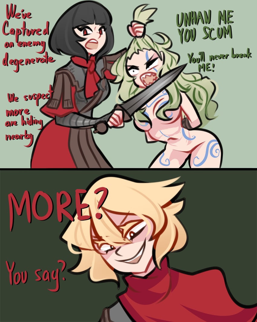 centurii-chan and evocatus (original) drawn by centurii-chan