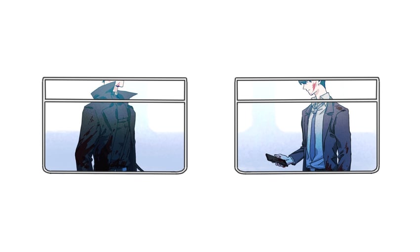kim dokja and yoo joonghyuk (omniscient reader's viewpoint) drawn by fry_ebiebi_fry