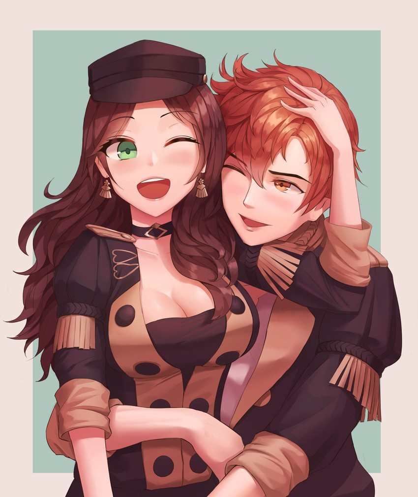 dorothea arnault and sylvain jose gautier (fire emblem and 1 more) drawn by awan0918