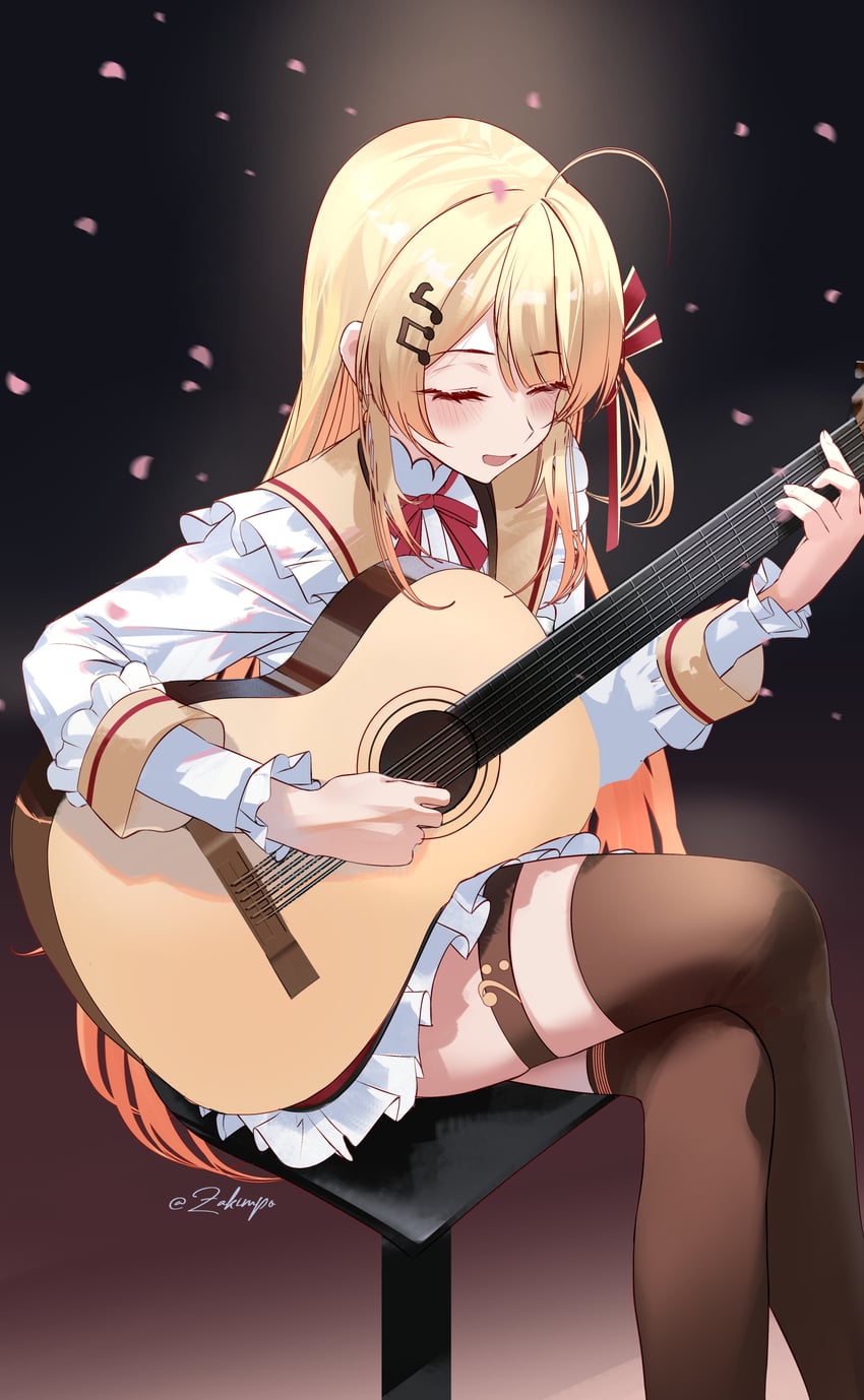 otonose kanade (hololive and 1 more) drawn by zakimpo
