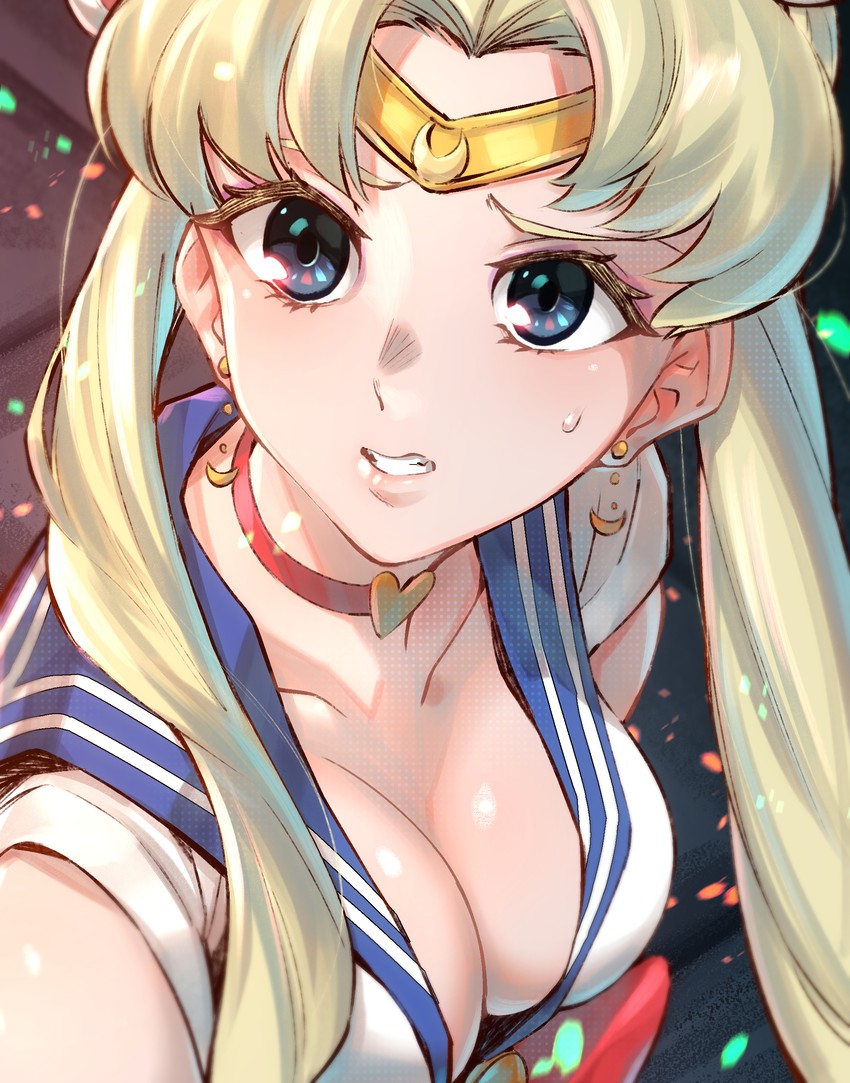tsukino usagi and sailor moon (bishoujo senshi sailor moon and 1 more) drawn by moto_toshi