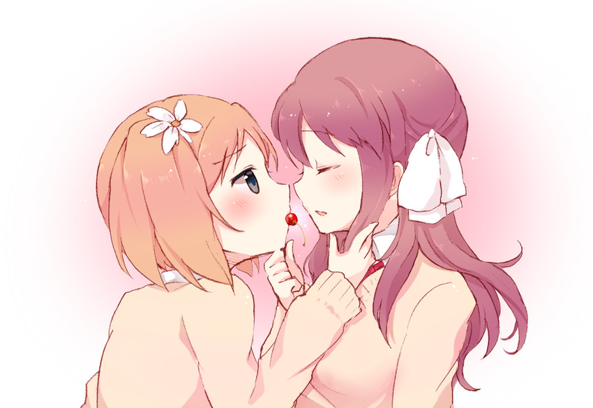 takayama haruka and sonoda yuu (sakura trick) drawn by tarabagani