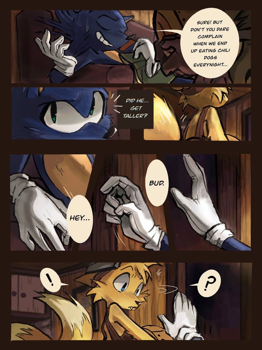 sonic the hedgehog and tails (sonic) drawn by rat_riot