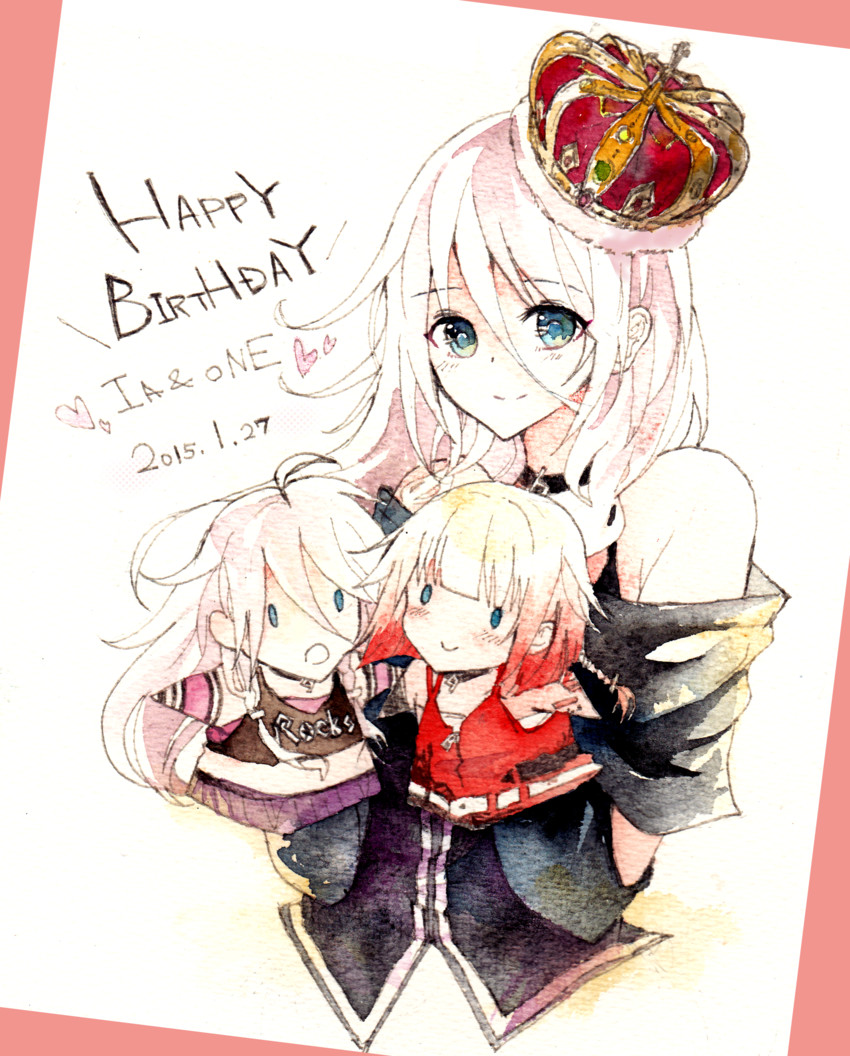 ia and one (vocaloid and 1 more) drawn by ren-0