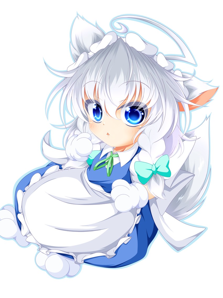 izayoi sakuya and inu sakuya (touhou) drawn by muumuu_(sirufuruteienn)