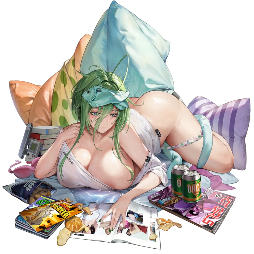 scathy, aeda type-g, and lemonade epsilon (last origin) drawn by ren._(ren.ko)