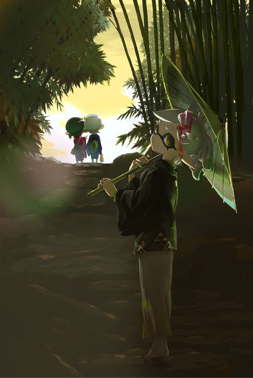 callie and marie (splatoon and 1 more) drawn by hideyoshi_(swliyhbpe9xqqze)