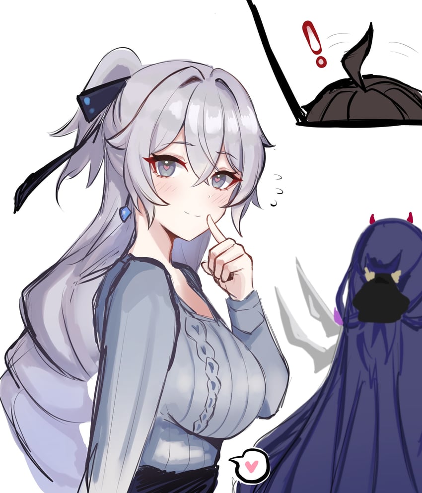 raiden mei, bronya zaychik, and adam (honkai and 1 more) drawn by mini2chainz