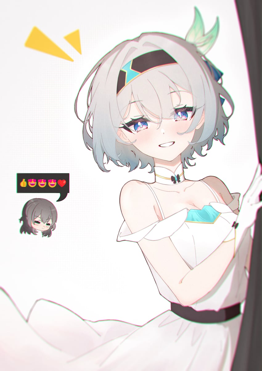 trailblazer, firefly, and stelle (honkai and 1 more) drawn by alicelovefv