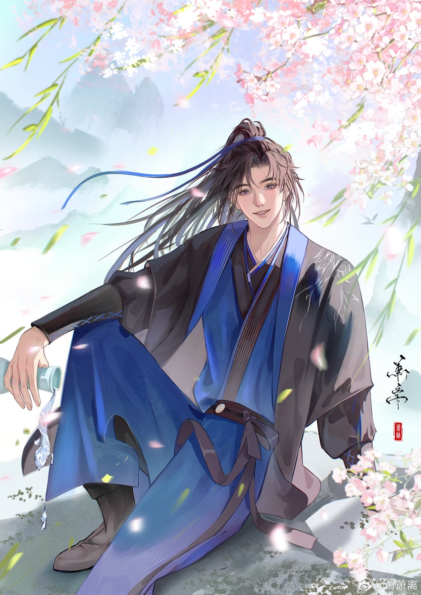 mo ran (erha he ta de bai mao shizun) drawn by xiaoxiao_li