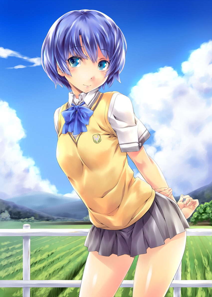 tanigawa kanna (ano natsu de matteru) drawn by nagayori