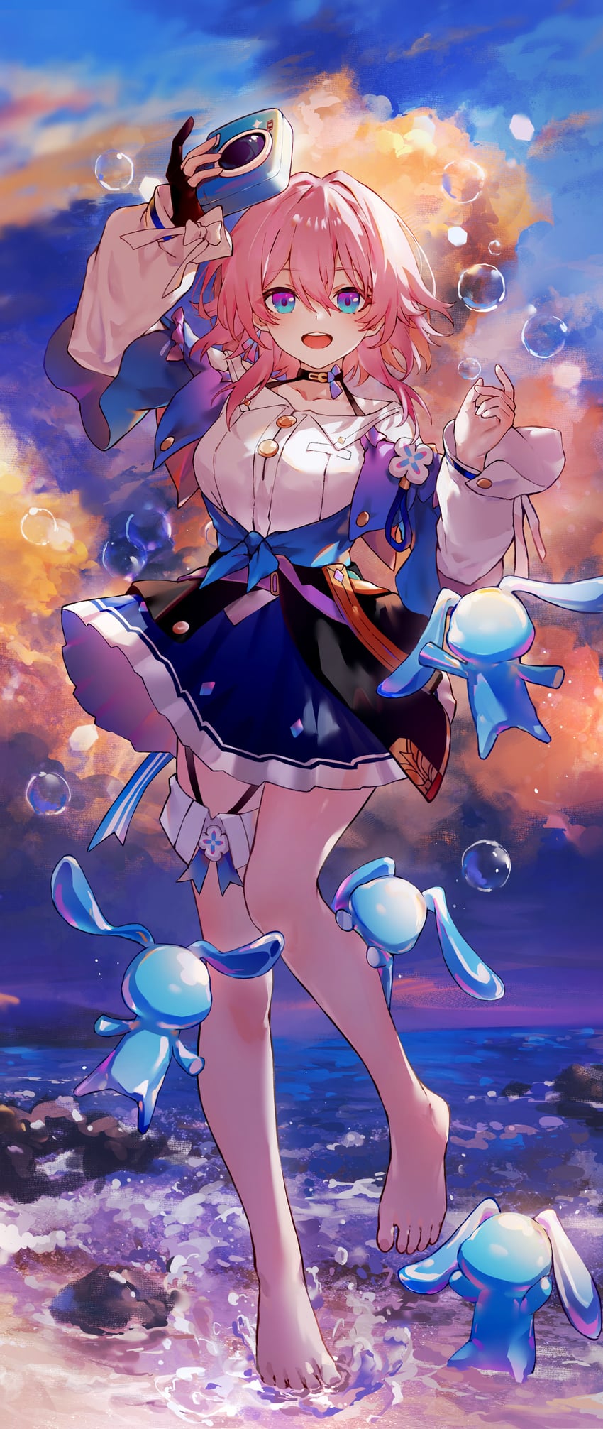 march 7th (honkai and 1 more) drawn by swkl:d