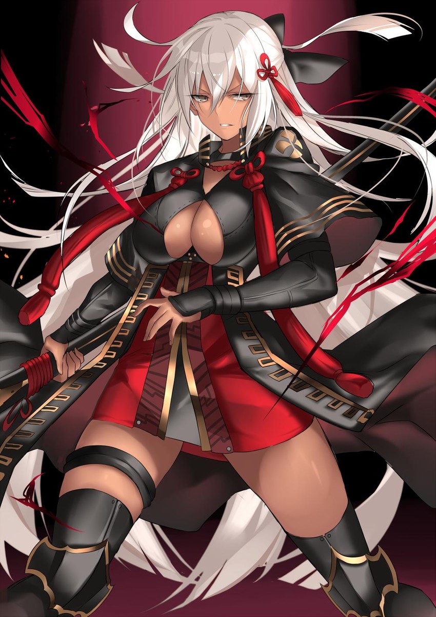 okita souji and okita souji alter (fate and 2 more) drawn by karlwolf