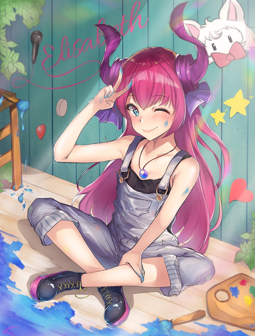 elizabeth bathory and fou (fate and 1 more) drawn by konata_(knt_banri)