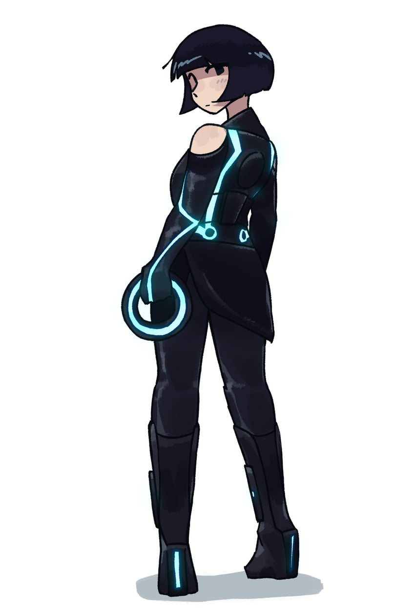 quorra (tron and 1 more) drawn by alezs
