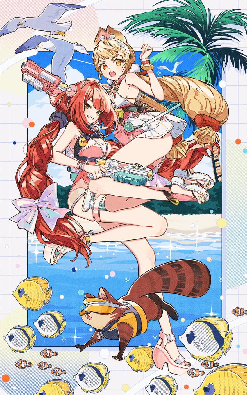 ukinami yuzuha, alice thymefield, and kama (zenless zone zero) drawn by keishin