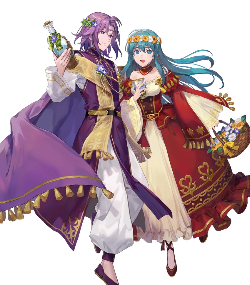 eirika and lyon (fire emblem and 2 more) drawn by azu-taro