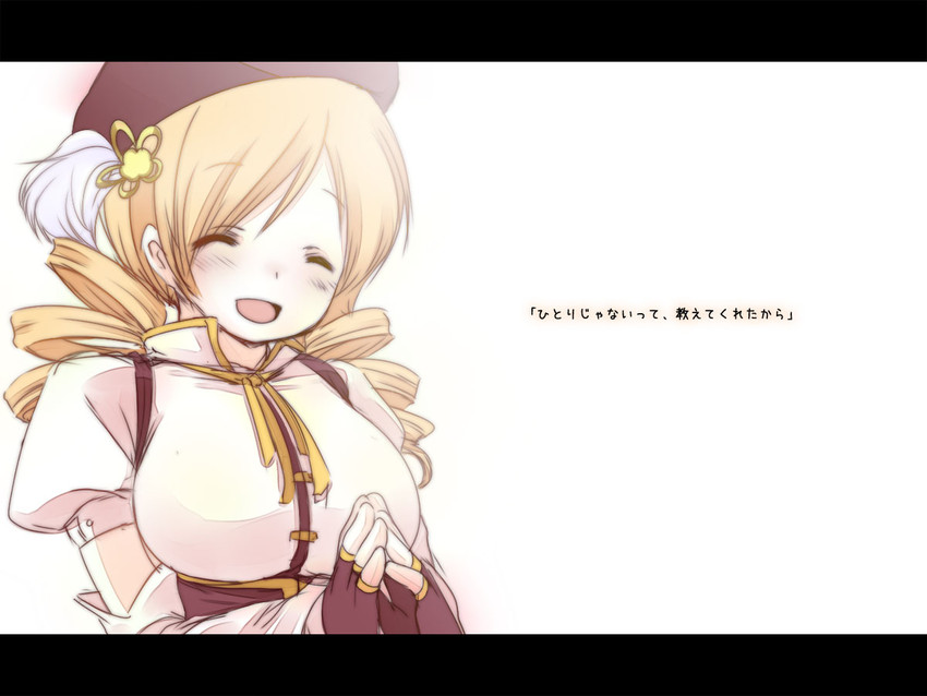 tomoe mami (mahou shoujo madoka magica) drawn by fujisaki_hikari