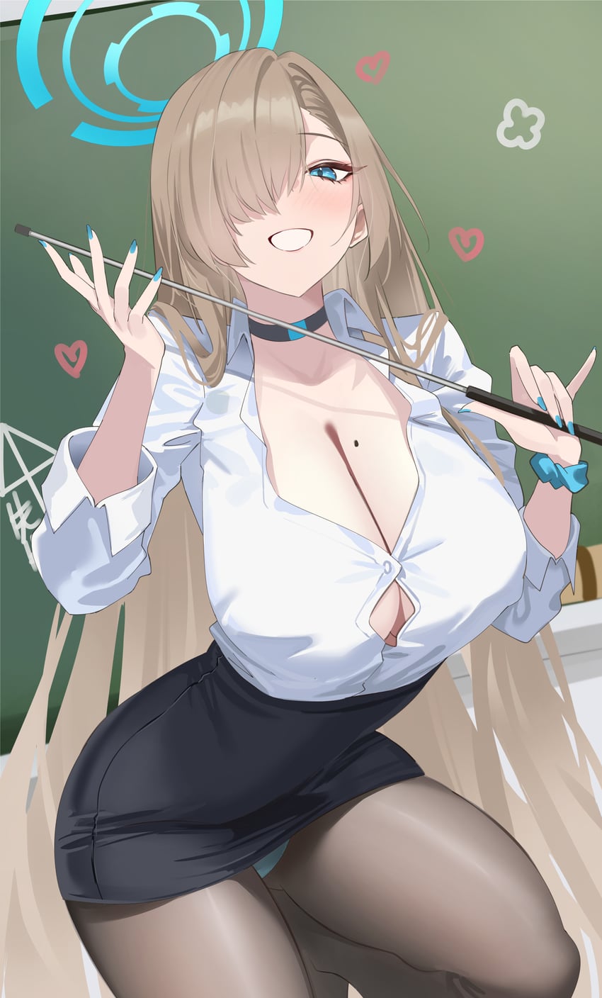 asuna (blue archive) drawn by kakumayu