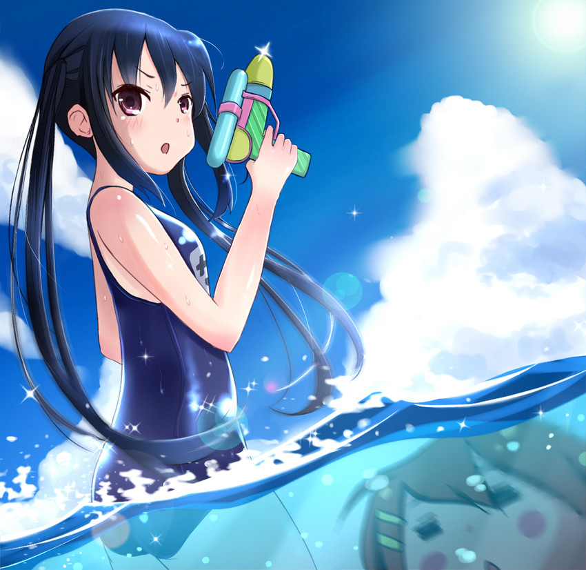 nakano azusa and hirasawa yui (k-on!) drawn by tateshina