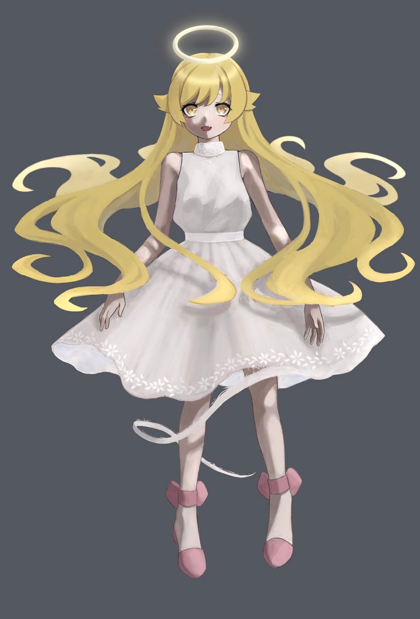 oshino shinobu (monogatari and 1 more) drawn by misomisosabamiso